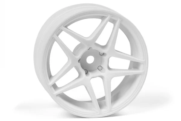 HPI Kansei Astro Wheels White 6mm Offset 26mm (2)