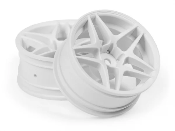 HPI Kansei Astro Wheels White 6mm Offset 26mm (2)