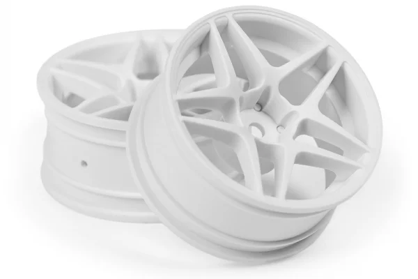 HPI Kansei Astro Wheels White 6mm Offset 26mm (2)