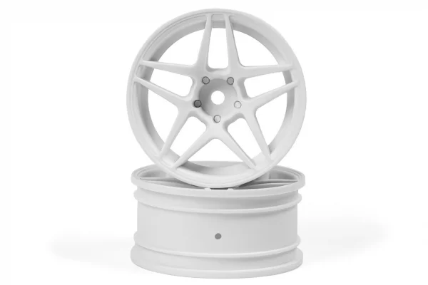 HPI Kansei Astro Wheels White 6mm Offset 26mm (2)
