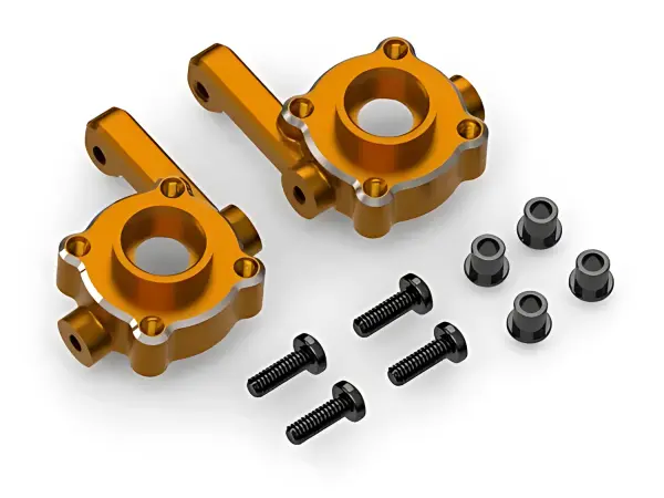 Aluminium Steering Spindle Set (Orange) — image 1 of 2