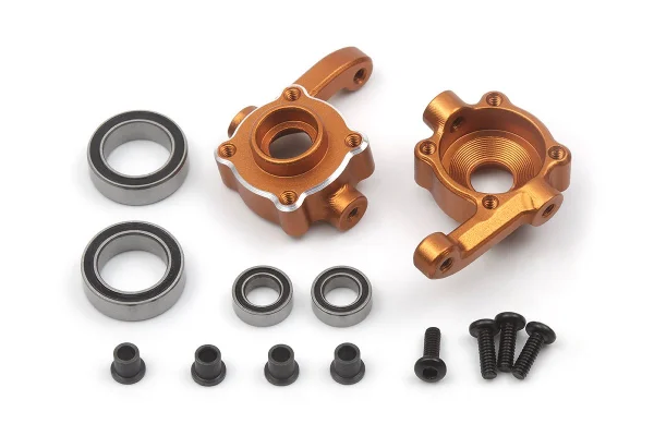 Aluminium Steering Spindle Set (Orange)