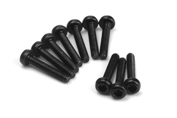 Button Head Screw M1.7x10mm (Hex Socket/10pcs)