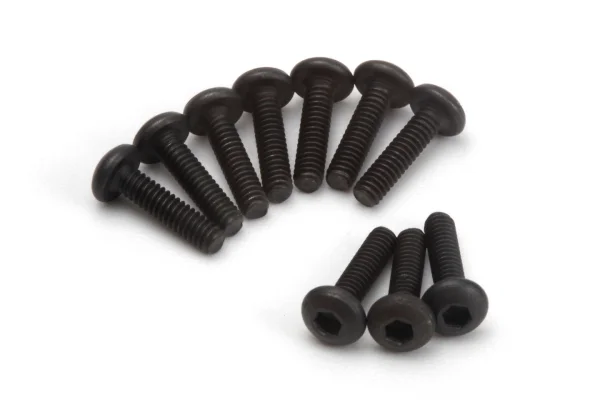 Button Head Screw M2x8mm (Hex Socket/10pcs) — image 1 of 2