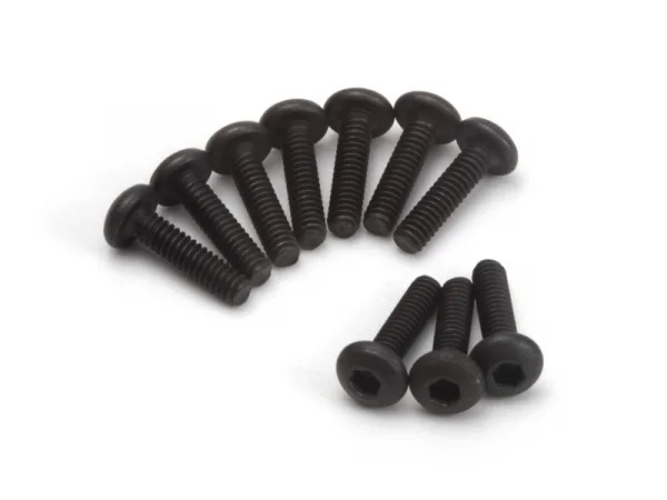Button Head Screw M2x8mm (Hex Socket/10pcs) — image 2 of 2