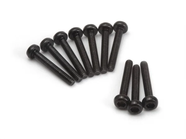 Button Head Screw M1.7x12mm (Hex Socket/10pcs) &mdash; image 2 of 2