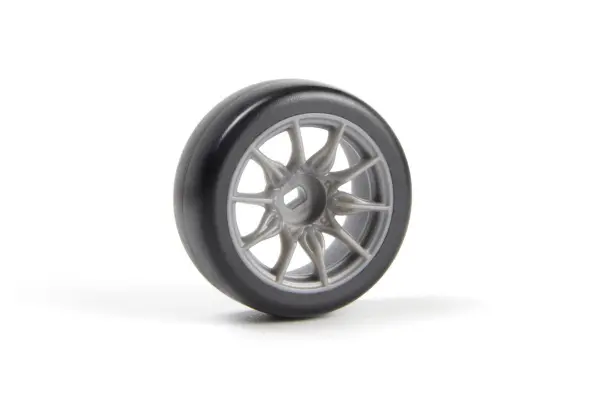TSMK5-10 Drift Wheel/Tire Set 22x11mm (Grey/4pcs) — image 5 of 5