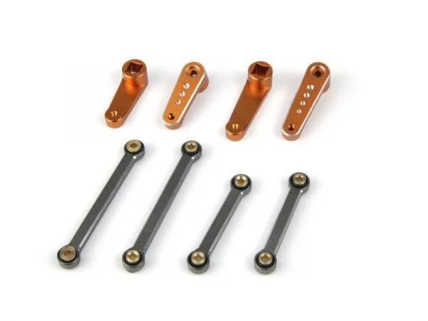 Aluminium Sway Bar Set (Gunmetal/Orange/Front/Rear) &mdash; image 2 of 2