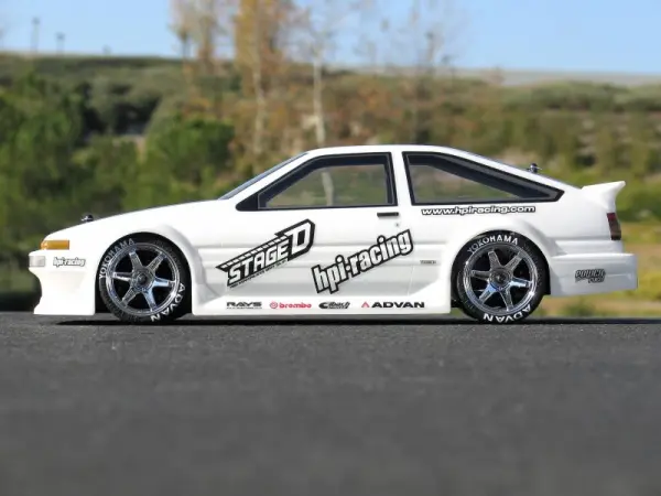 Toyota Trueno AE86 Bodyshell (190mm Clear) &mdash; image 4 of 7