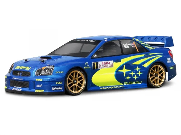 HPI Subaru IMPREZA WRC 2004 Monte Carlo Rally 200mm Bodyshell - Clear (255mm Wheelbase)