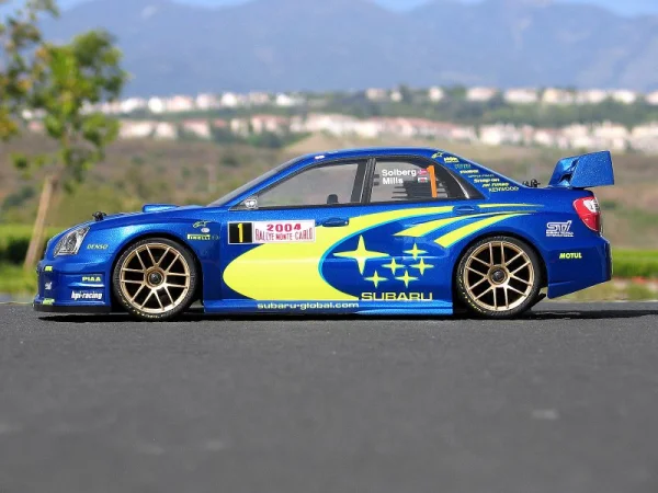 HPI Subaru IMPREZA WRC 2004 Monte Carlo Rally 200mm Bodyshell - Clear (255mm Wheelbase)