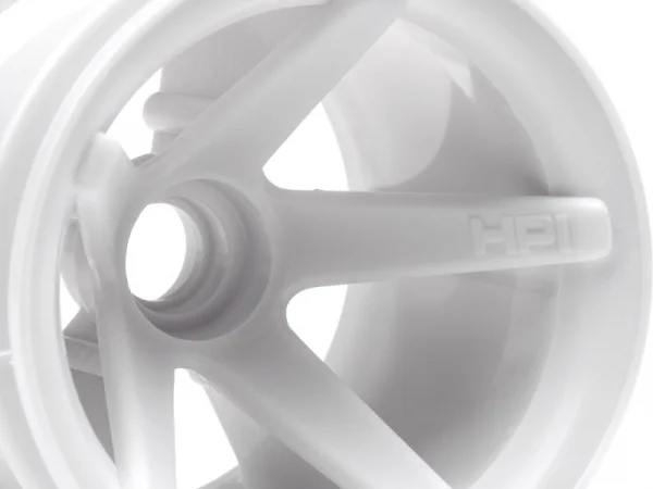HPI S.S. MT Wheels White Front — image 6 of 6