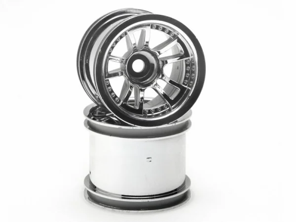 Split 5 Truck Wheel Chrome - Fits HPI Nitro MT - pair
