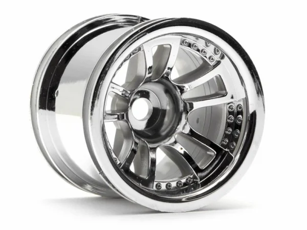 Split 5 Truck Wheel Chrome - Fits HPI Nitro MT - pair