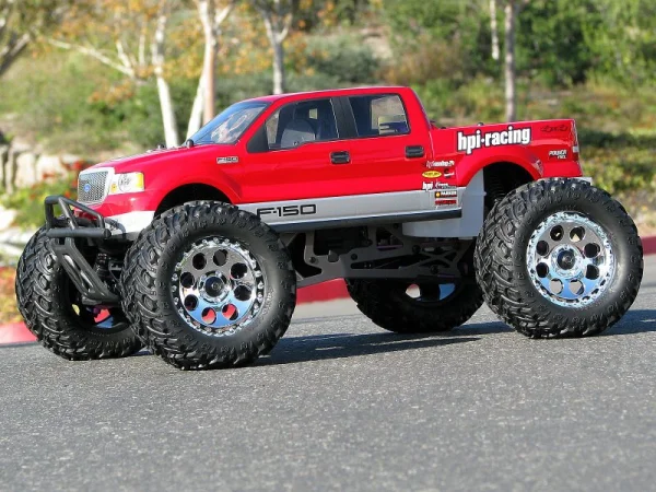 HPI MAG-8 Chrome 3.2 Inch Wheels (83X56mm) - 17mm Hex - 1 Pair
