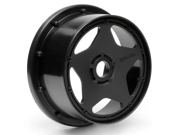 HPI Baja 5B Super Star Wheel - Black - Front - Pair
