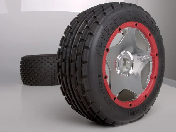 HPI Baja 5B Super Star Wheel - Shiny Chrome - Front - Pair — image 2 of 3