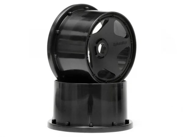 HPI Baja 5B Super Star Wheel - Black - Rear - Pair