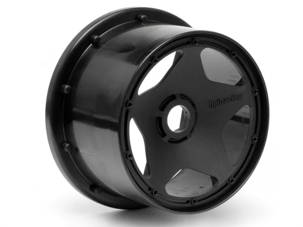 HPI Baja 5B Super Star Wheel - Black - Rear - Pair