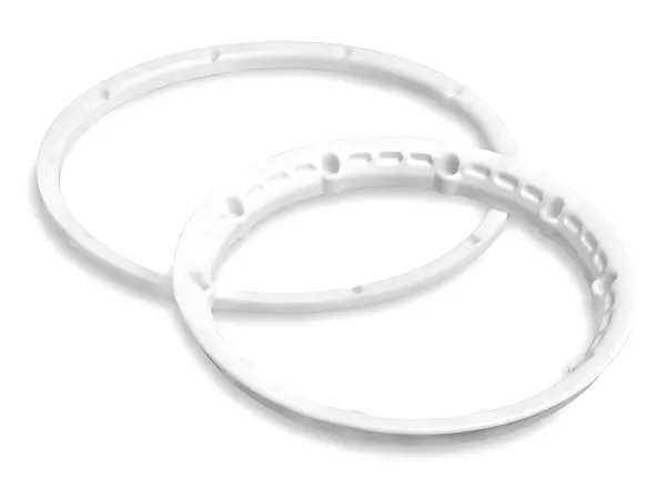 Heavy Duty Wheel Bead Lock Rings For HPI Baja 5B - White (1 Pair - Fits 2 Wheels) — image 1 of 4