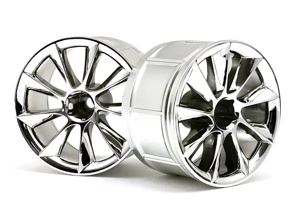 HPI LP35 Wheel ATG RS8 Chrome (2) — image 1 of 2