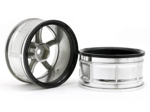 HPI LP29 Yokohama AVS Model T6 Chrome Wheels - 1 Pair