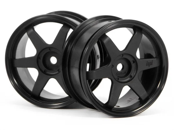 TE37 Wheel 26mm Black (0mm Offset)