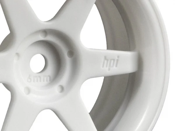 TE37 Wheel 26mm White (6mm Offset)