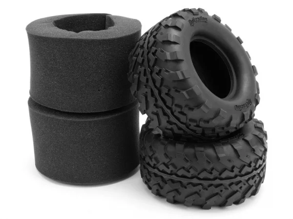 HPI GT2 Tyres - S Compound 160 x 86mm With Foam Insert - 1 Pair