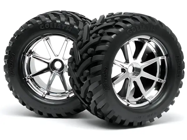 Goliath Tyre 7inch On Blast Whl Chrome With 17mm Hex — image 1 of 7