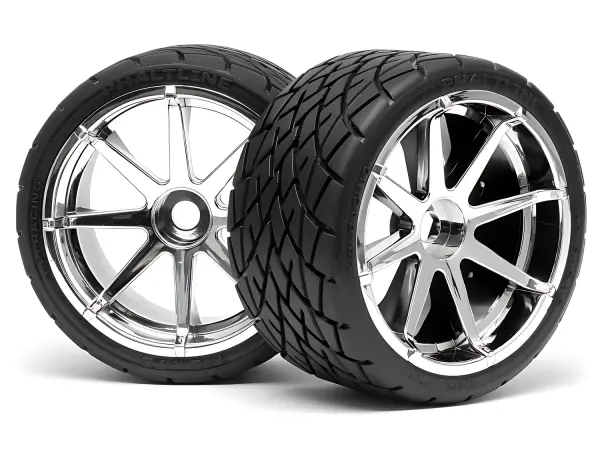 Phaltline Tyre 7inch On Blast Wheel Chrome With 17mm Hex — image 1 of 4