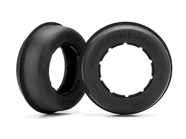 HPI Sand Buster Rib Tyres - M Compound - HPI Baja 5T Front - 1 Pair — image 1 of 5