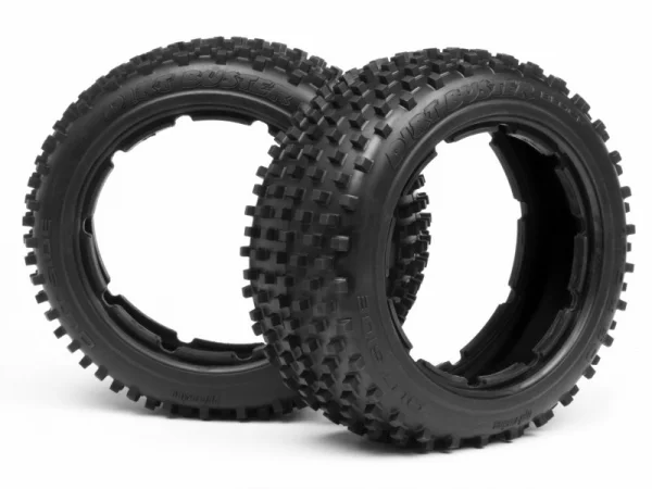 HPI Dirt Buster Front Block Tyre - M Compound - fits HPI Baja 5B - Pair