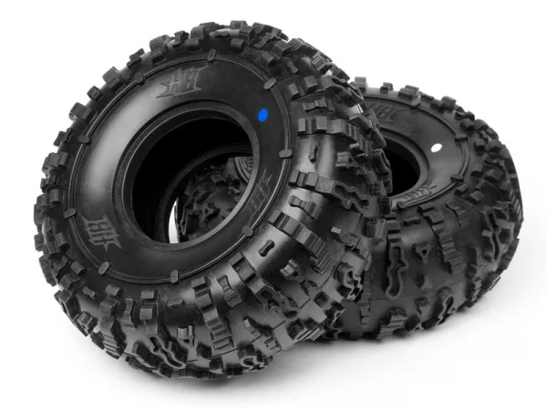 HB Rover 2.2 Competition Soft Rock Crawler Tyre - White/Soft