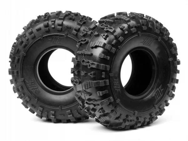 HB Rover 2.2 Competition Soft Rock Crawler Tyre - White/Soft