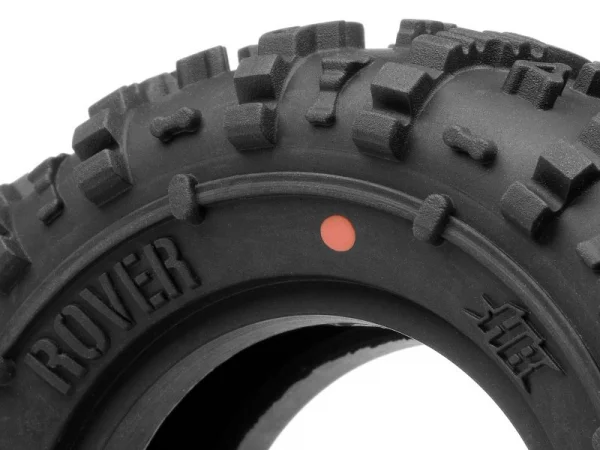 HB ROVER 1.9 TIRE (Red/Rock Crawler/2pcs)