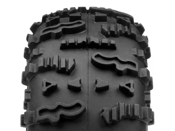 HB ROVER 1.9 TIRE (Red/Rock Crawler/2pcs)