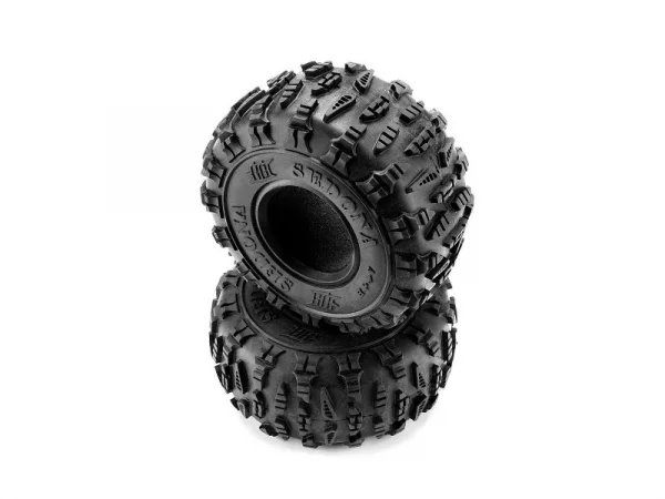 HB Sedona 2.2 Crawler Tyres - White (2)