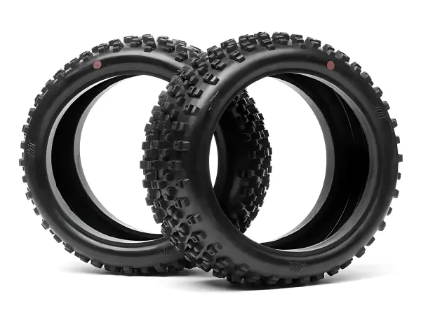 HB PROTO TIRE (2pcs/Pink/1:8 Buggy) — image 1 of 4
