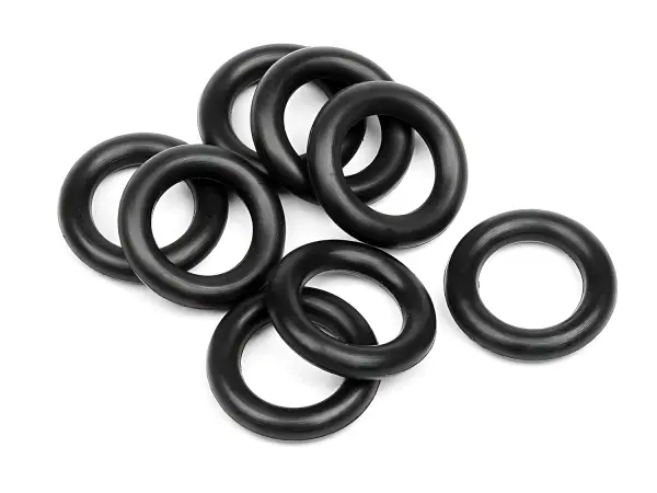 O Ring 6x9.5x1.9mm (8Pcs) (Black)