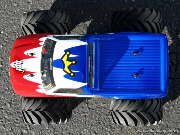 HPI Mini GT-1 Body Shell - Fits Wheely King - Clear