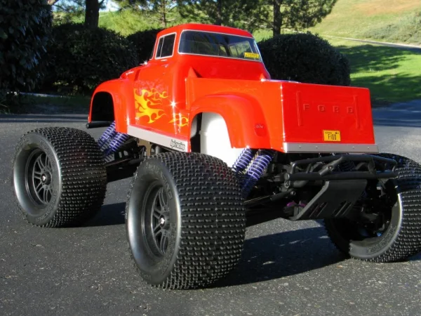 Ford F100 Bodyshell Fits Savage/T-MAXX - Clear