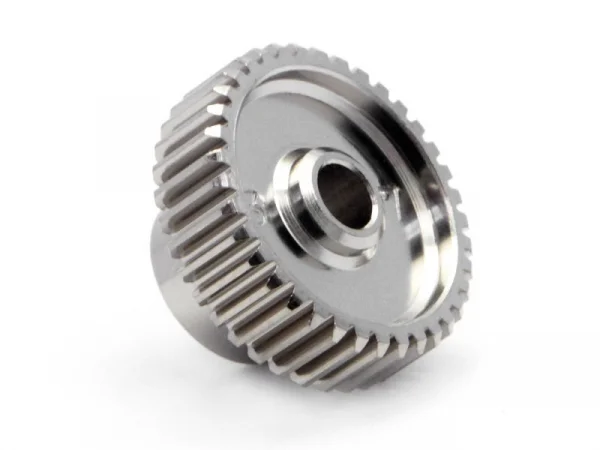 Aluminium Pinion Gear 37 Tooth Hard Anodized 64DP