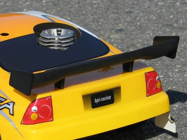 Moulded Wing Set & Mounts Black (2 Types Included)