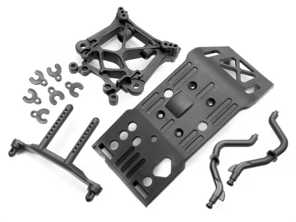 Skid Plate - Body Mount & Shock Tower Set Savage X