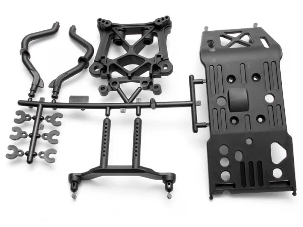 Skid Plate - Body Mount & Shock Tower Set Savage X