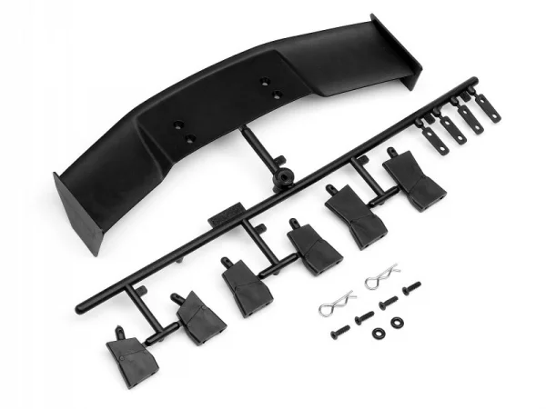 HPI GT Wing Set (Type D/10Th Scale/Black)