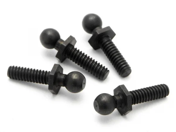 Ball 4.3x20mm 4-40 Black (4Pcs) — image 1 of 2