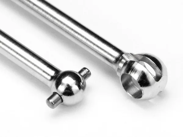 Drive Shaft 6x40mm Silver(1Pr) Spares for HP86198