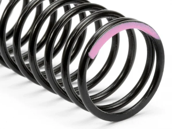 Shock Spring - Pink 18x80x1.8mm - 14.5 Coils - 7Lbf/In 134Gf/mm (2)